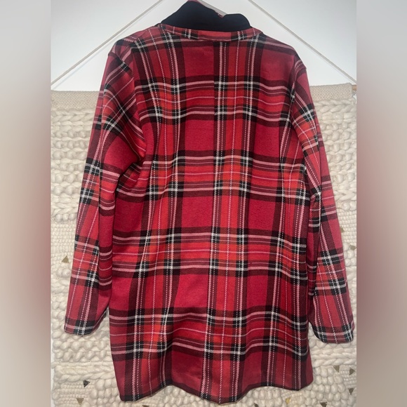 XL Red Plaid Maurice’s Blazer Jacket - Picture 2 of 4